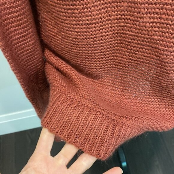 Cloth Pink Oversized Knit Sweater Size Xlarge - Picture 10 of 13